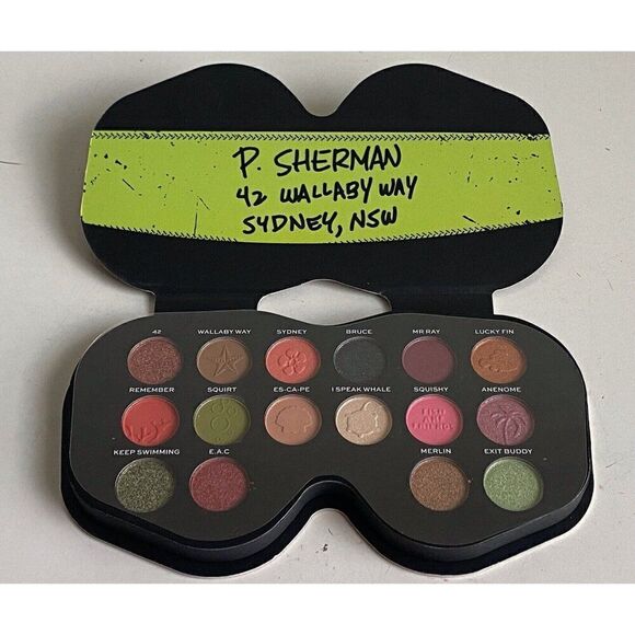 Revolution Disney Finding Nemo P Sherman Goggles 16 Eye Shadow Palette NEW - Picture 2 of 14